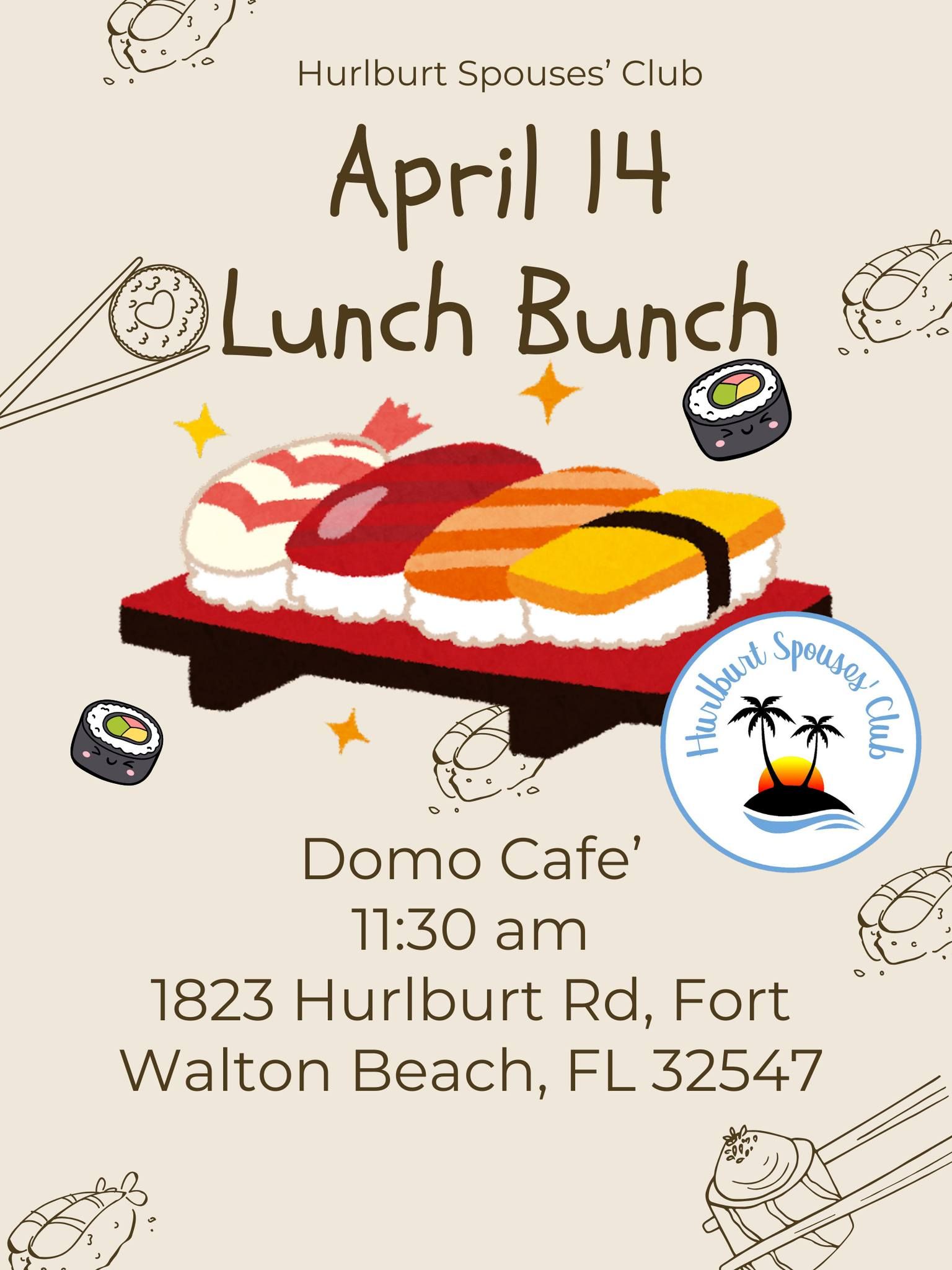 Lunch Bunch at Domo Cafe