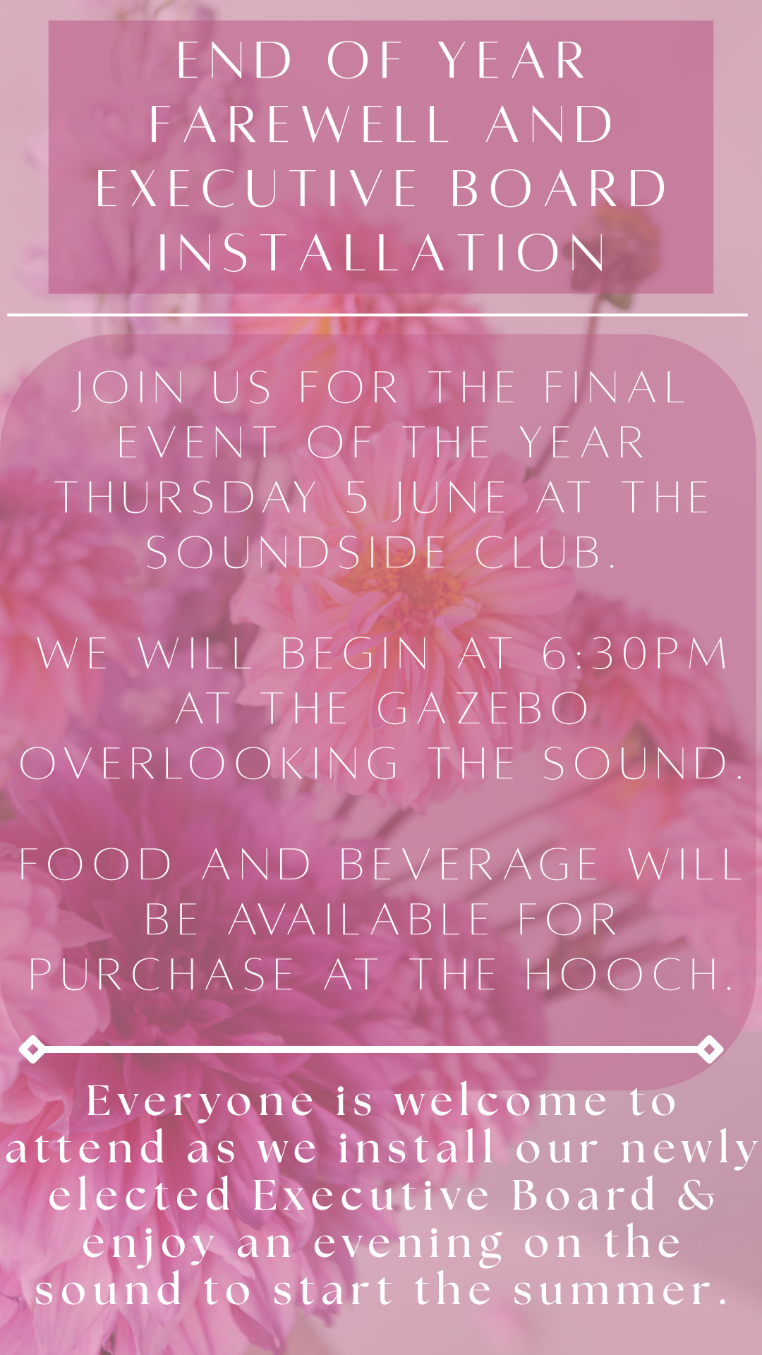 End of Year Event