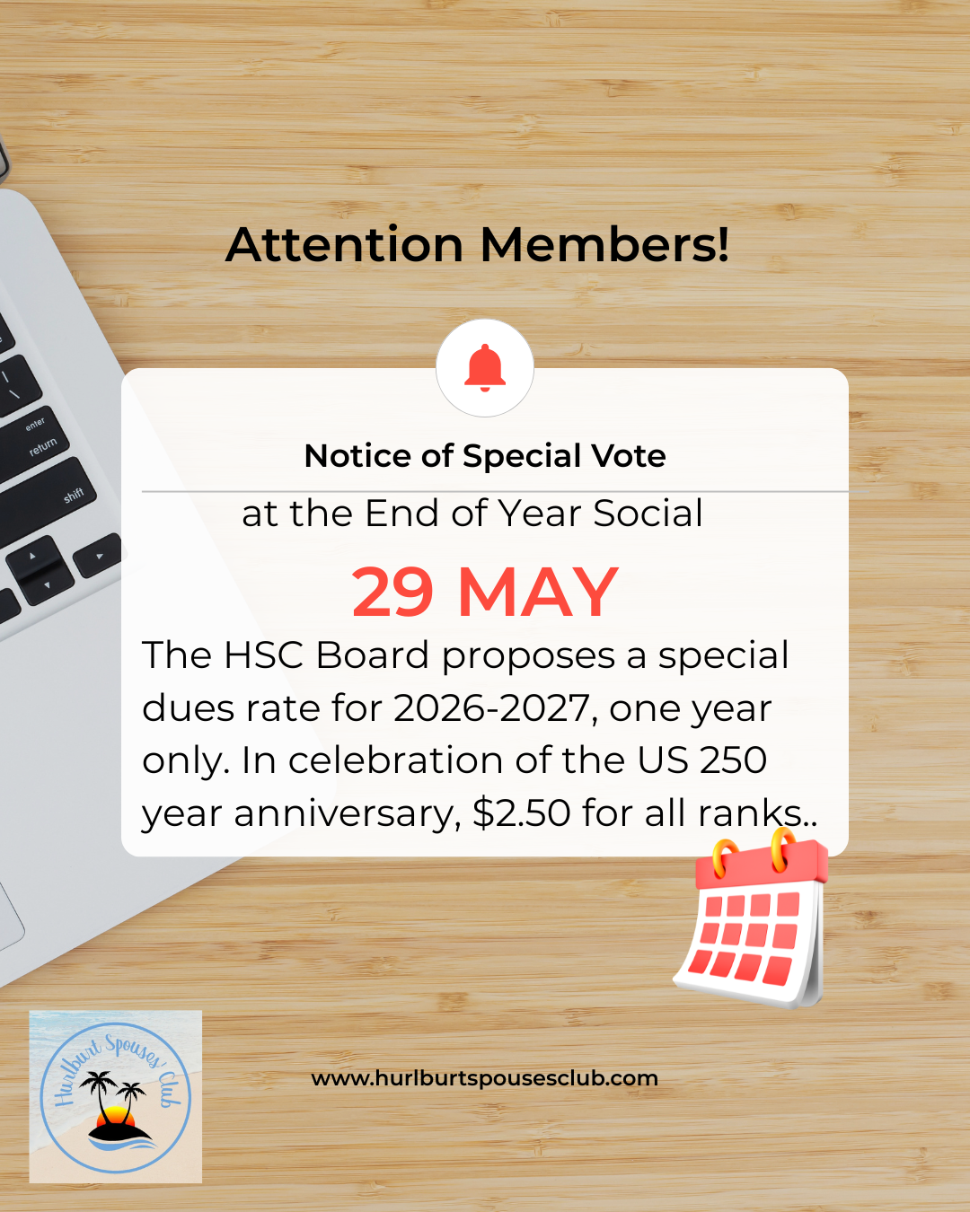 Notice of Vote