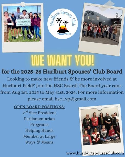 Board Members Needed for the 2025-2026 Board Year!