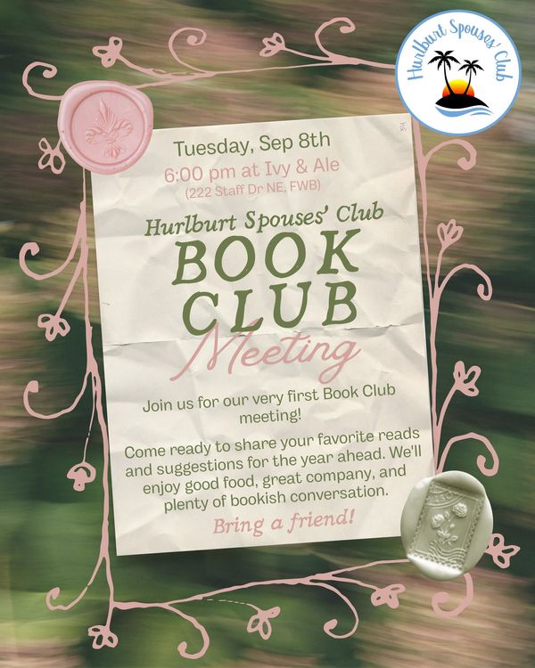Don't Miss the First Book Club of the Year!